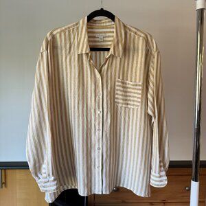 J. Jill Love Linen Button-down Shirt